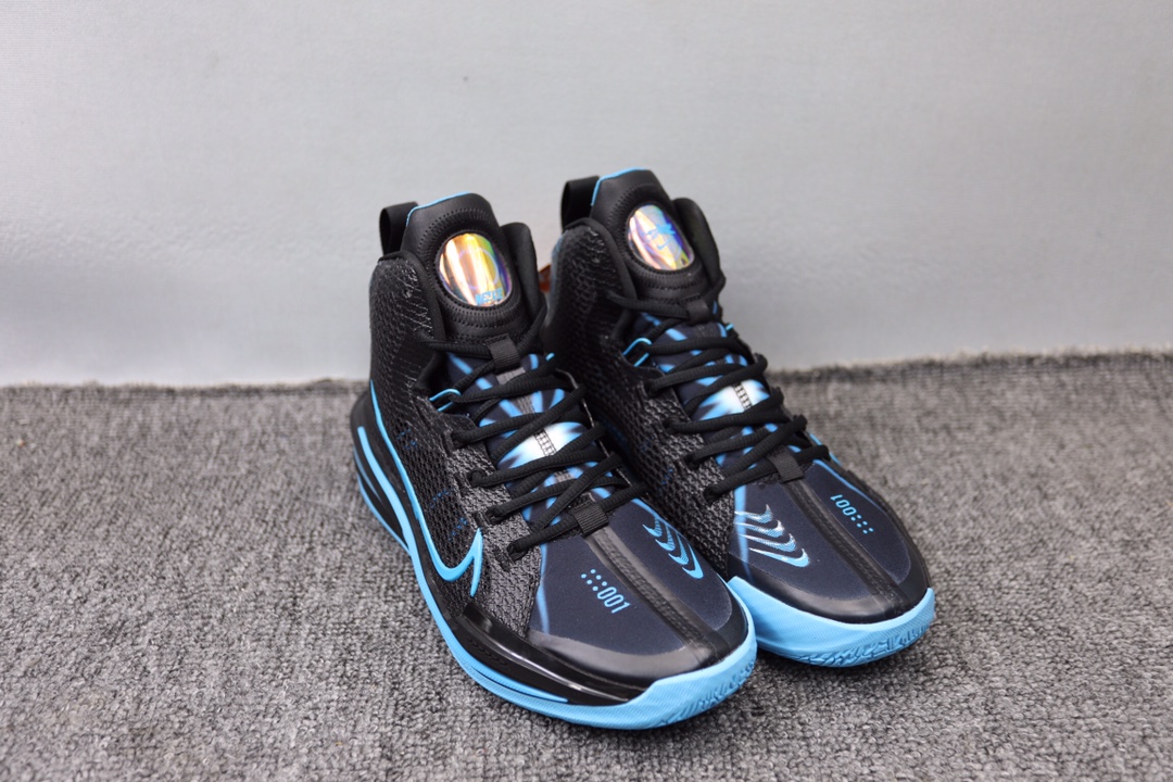 2022 NIKE AIR ZOOM G.T.JUMP EP Black Jade Blue Shoes